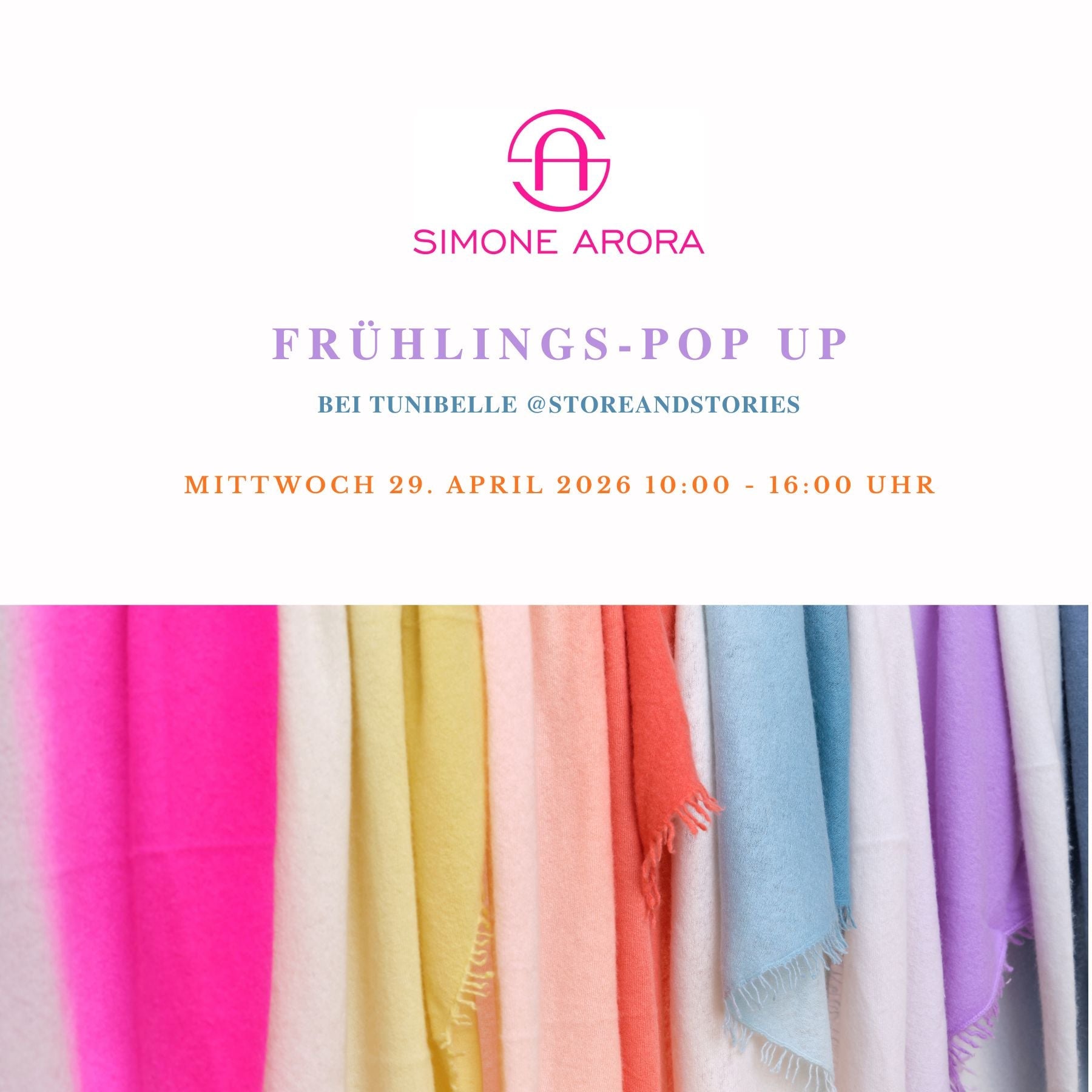 Frühlings-Pop Up bei Tunibelle