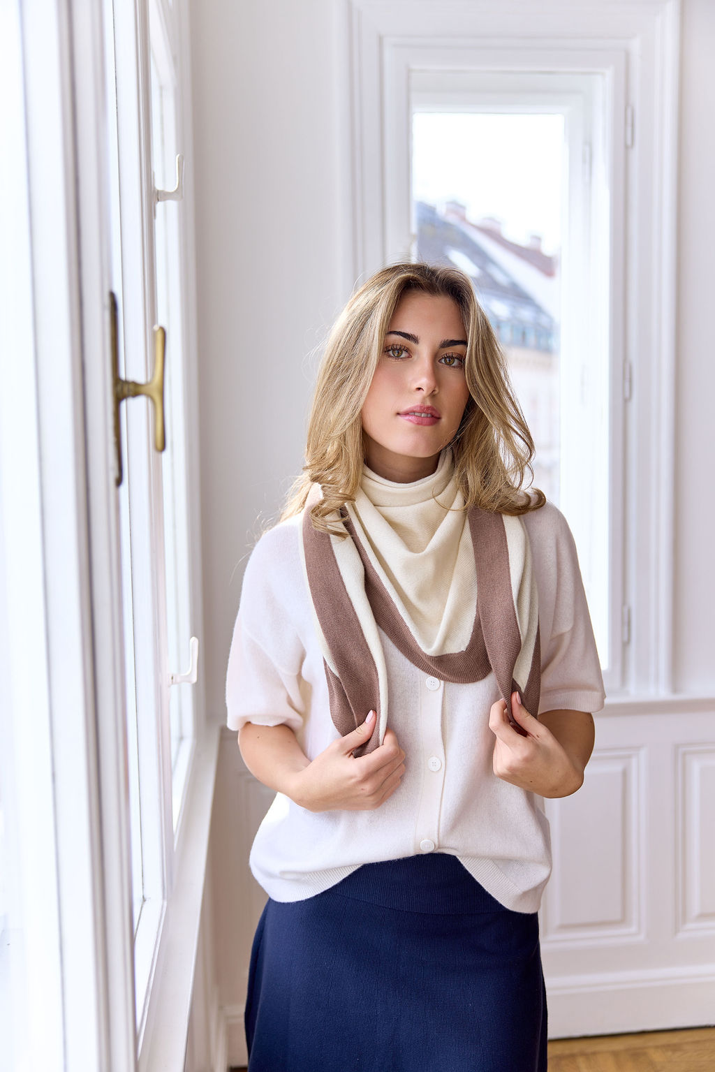 Triangle creme/braun