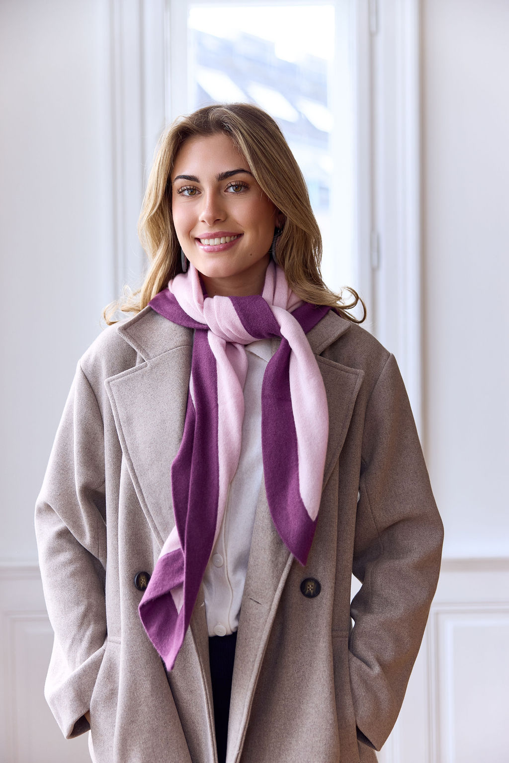 Triangle rosa/magenta