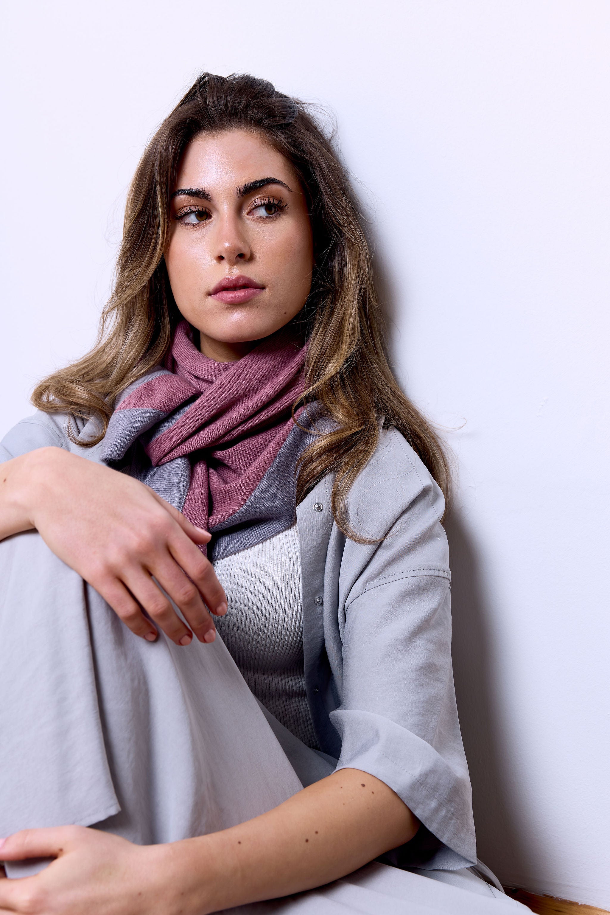 Triangle altrosa/grau