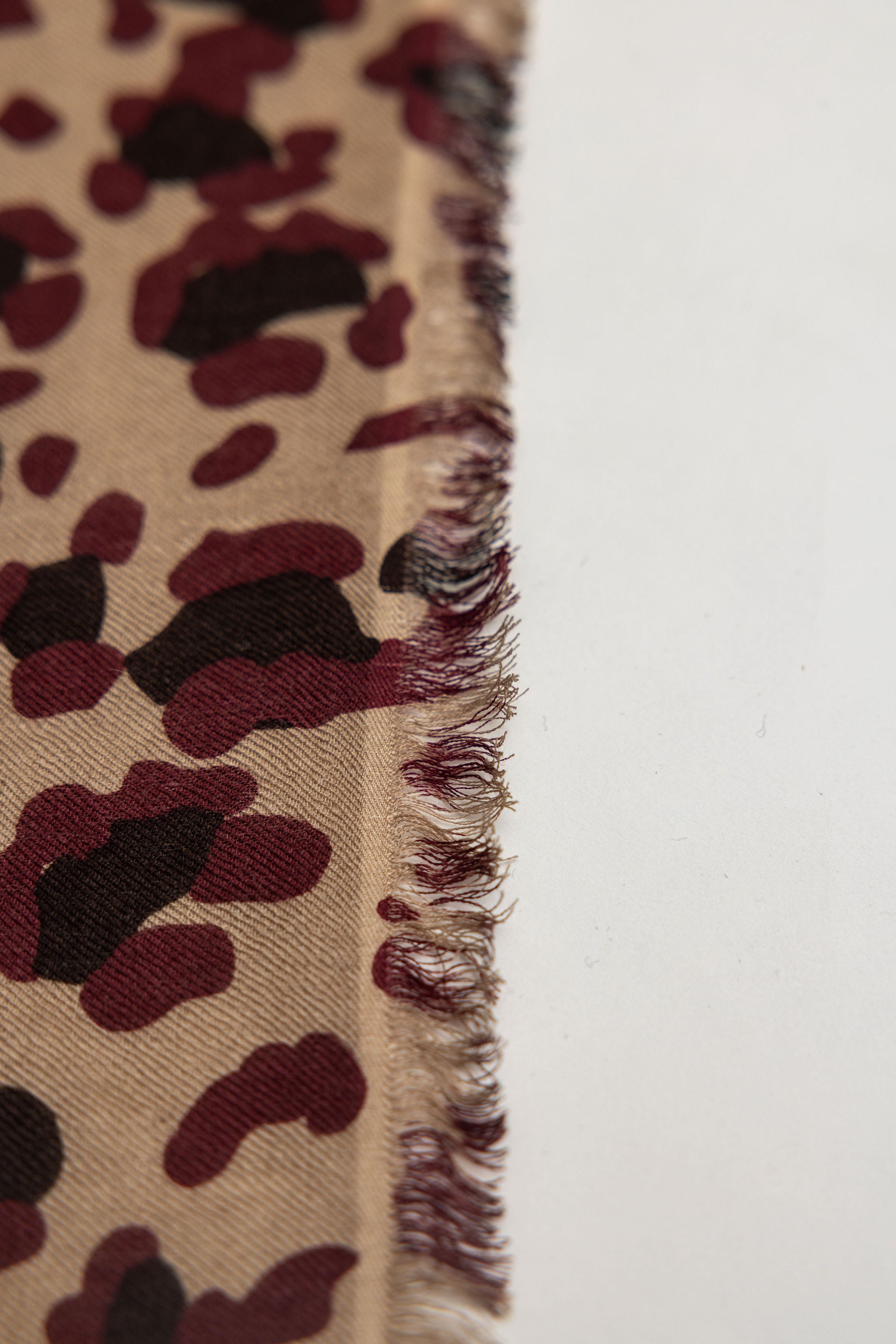 Tuch Bordeaux Leopard