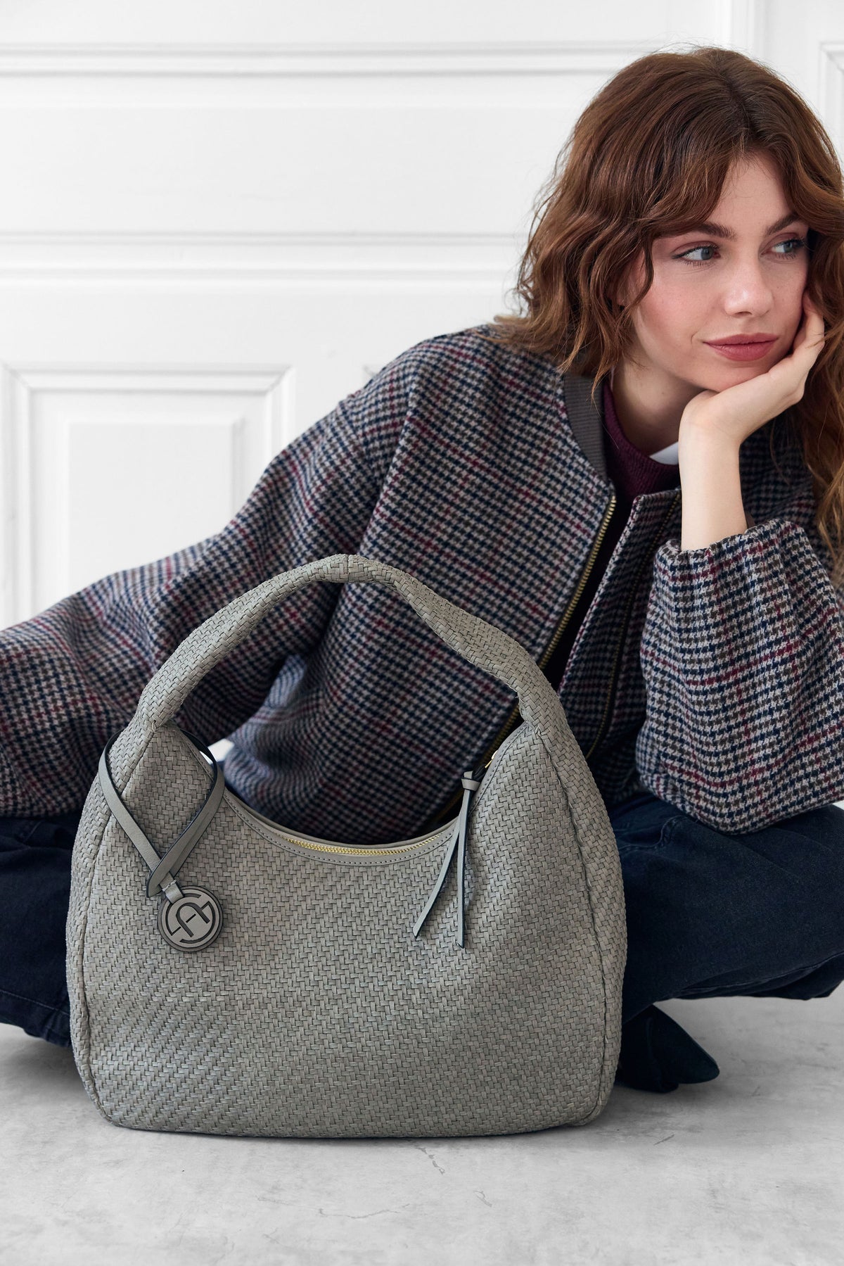 Hobo bag grey