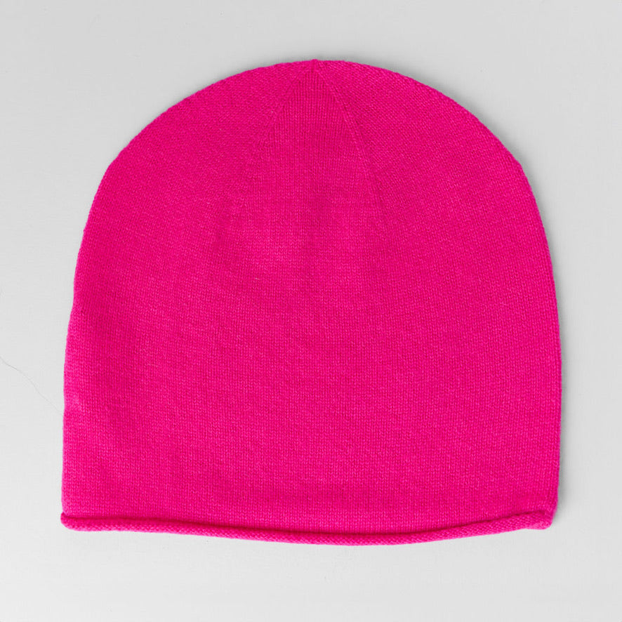 Cashmere Beanie neonpink