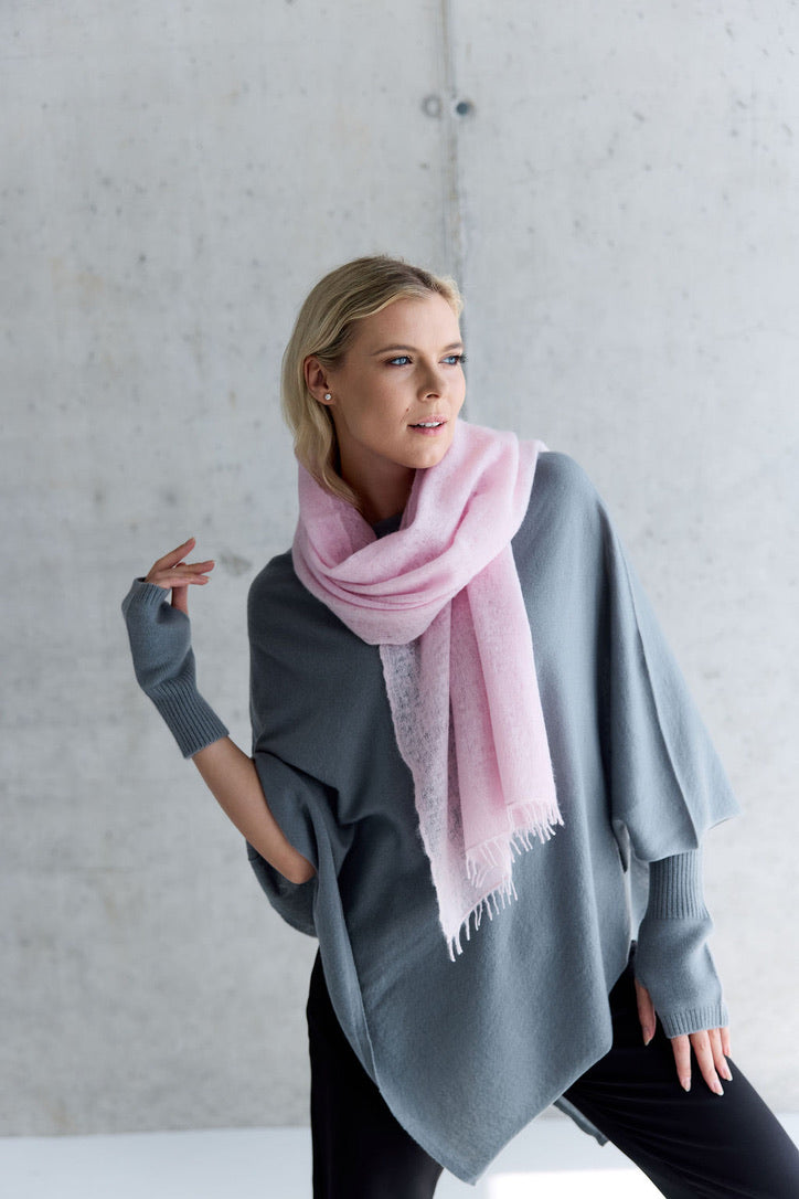 Felted cashmere scarf