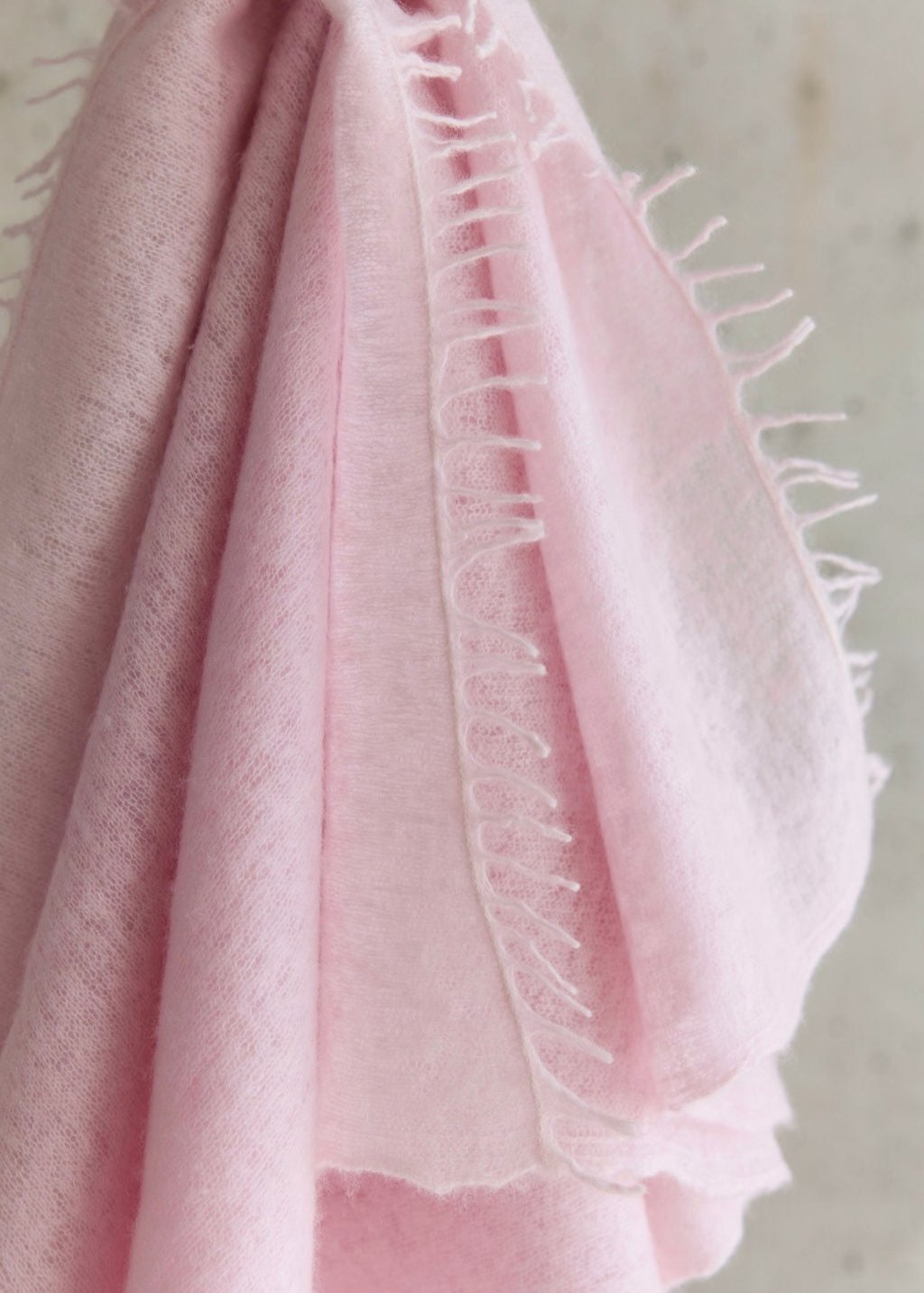 Felted cashmere scarf