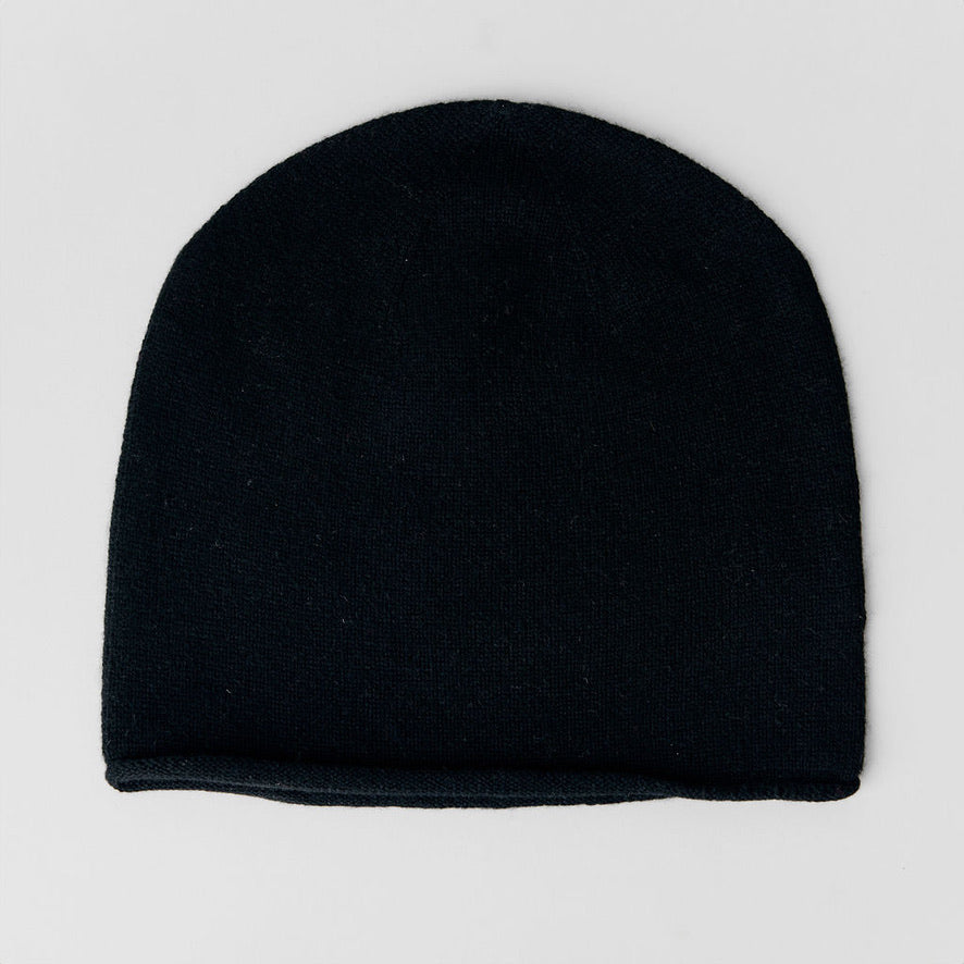 Cashmere Beanie schwarz