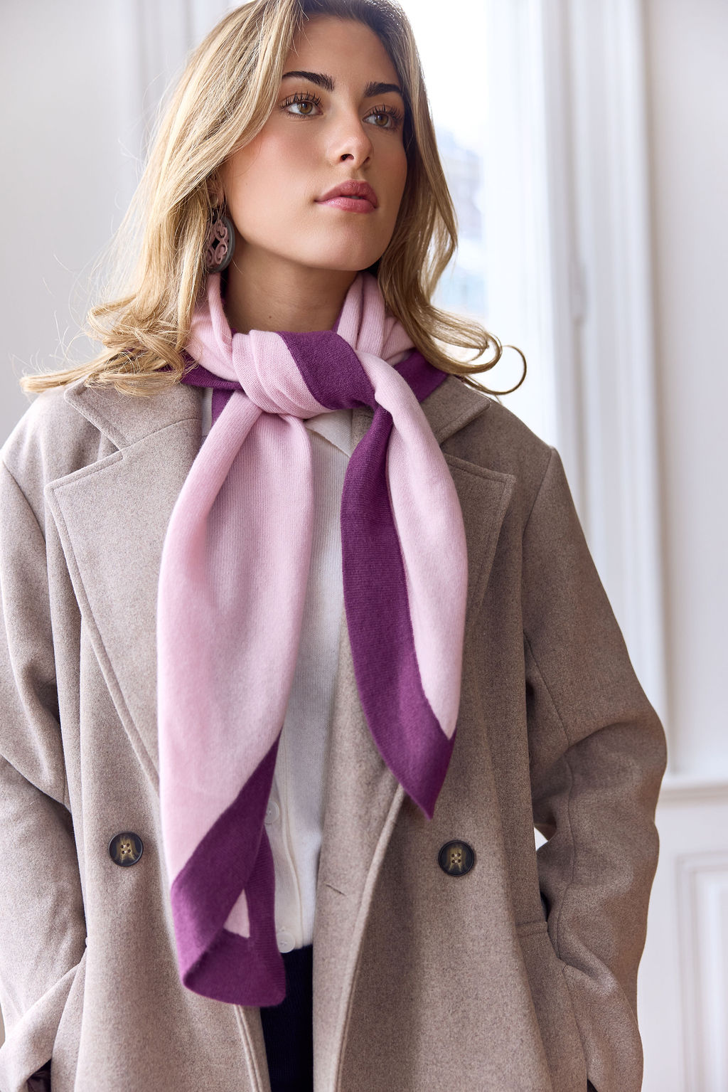 Triangle rosa/magenta