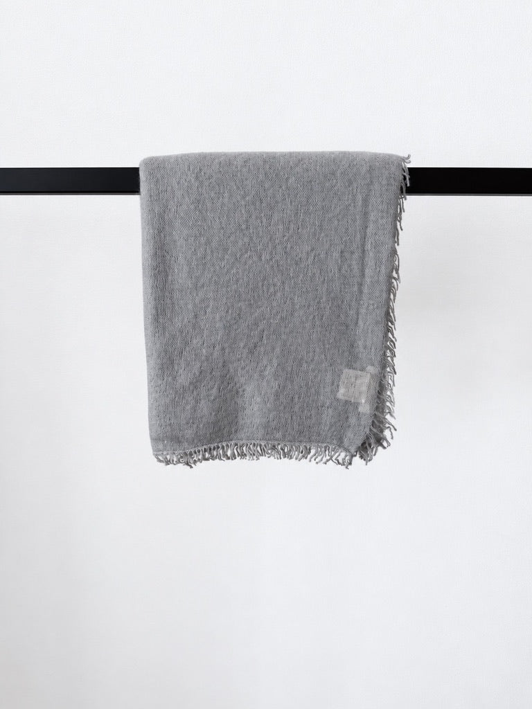 Cashmere Schal grau