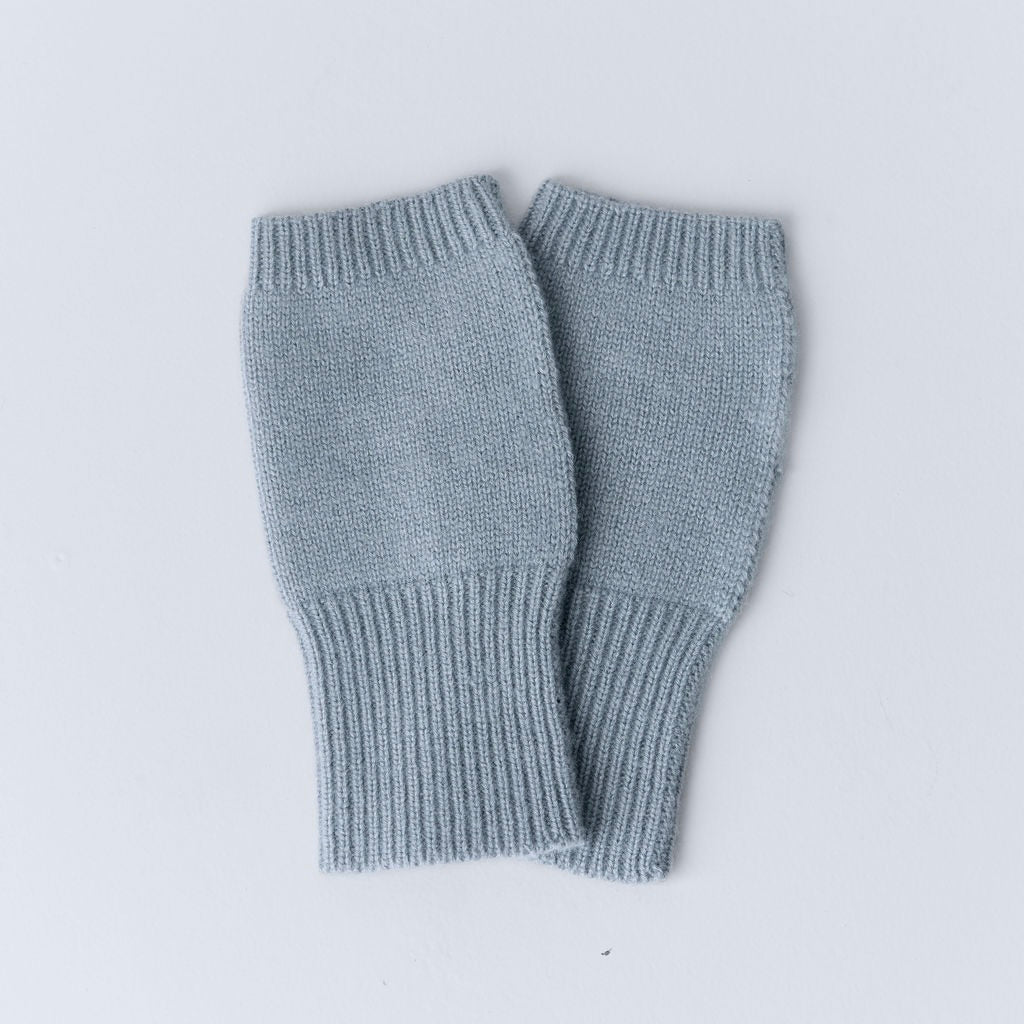 Cashmere Stulpen grau