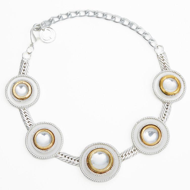 Polki Dot Necklace by VALLIYAN by Nitya Arora