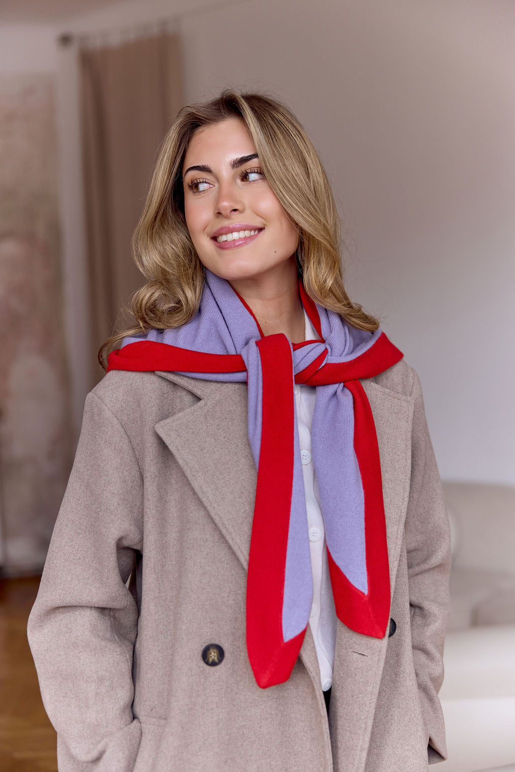 Triangle lavendel/rot