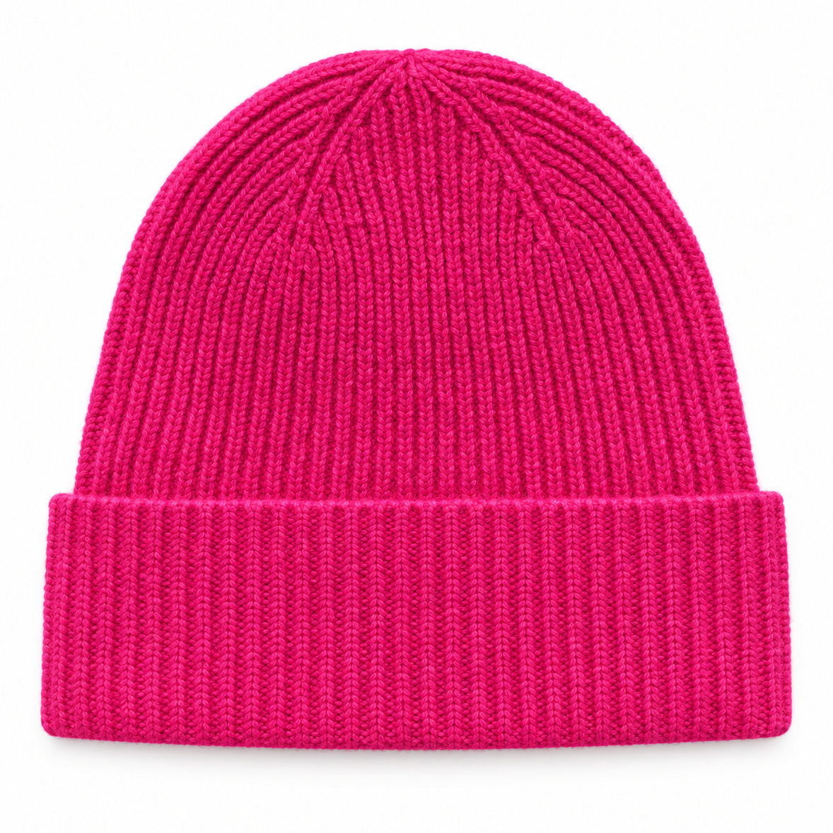 Cashmere Strickmütze himbeersorbet
