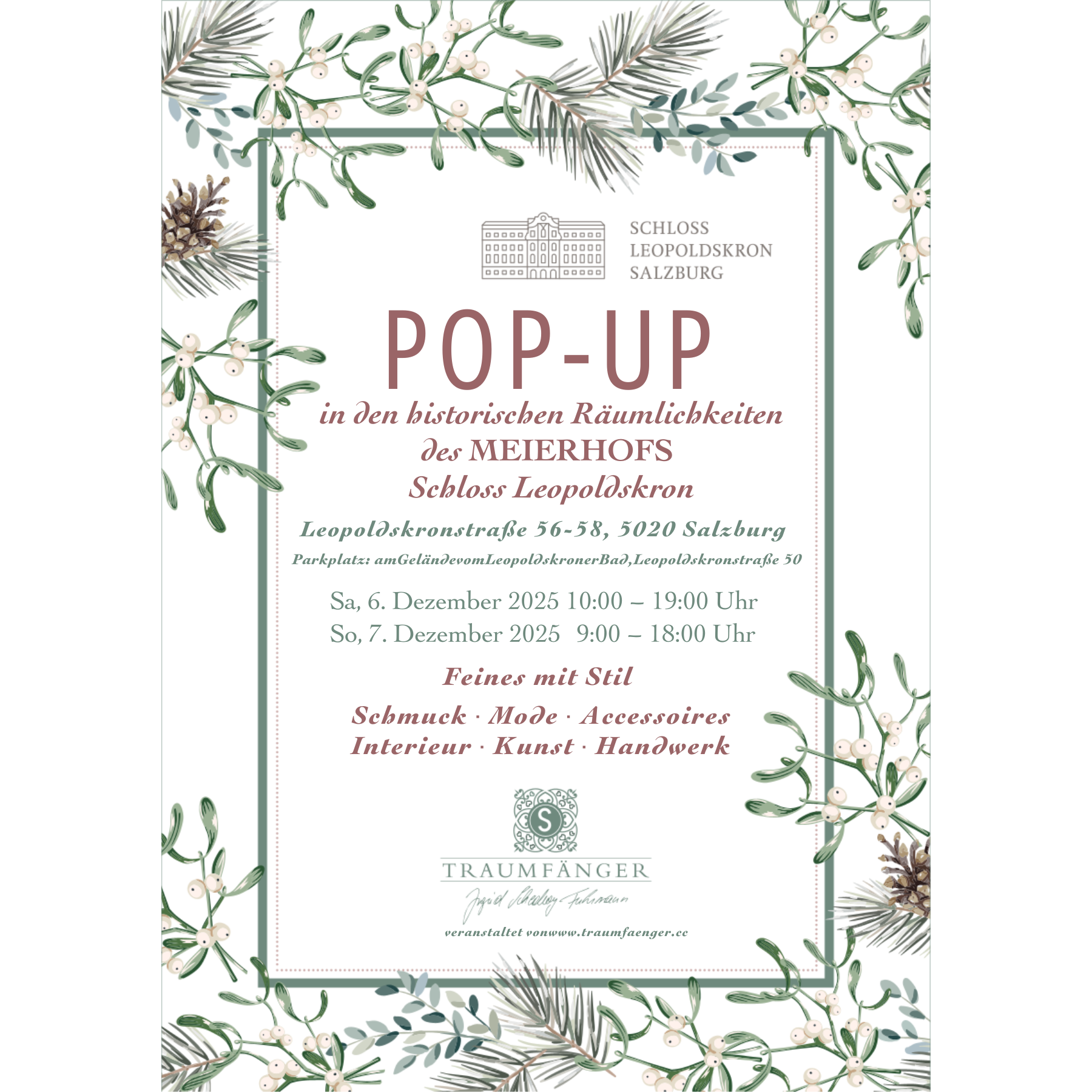Pop Up im Schloss Leopoldskron