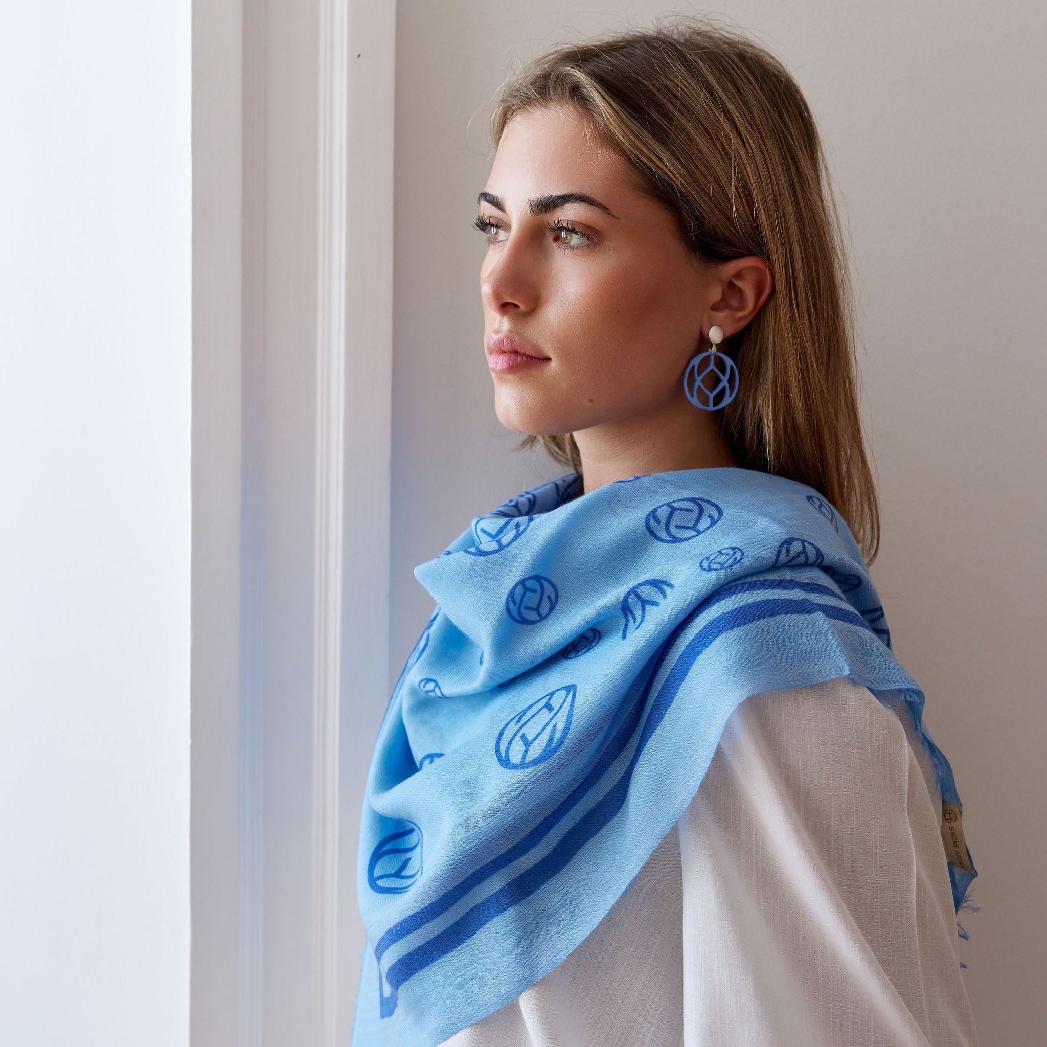 Tuch EDEN blau
