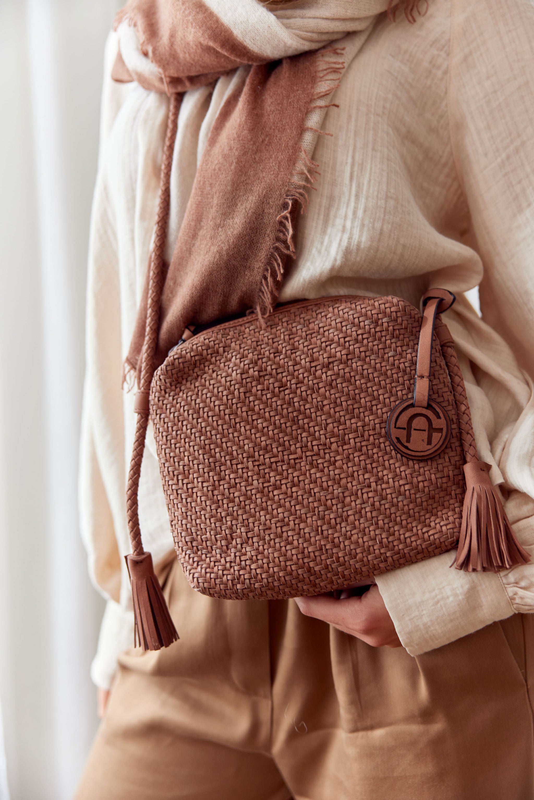 Square Bag cognac