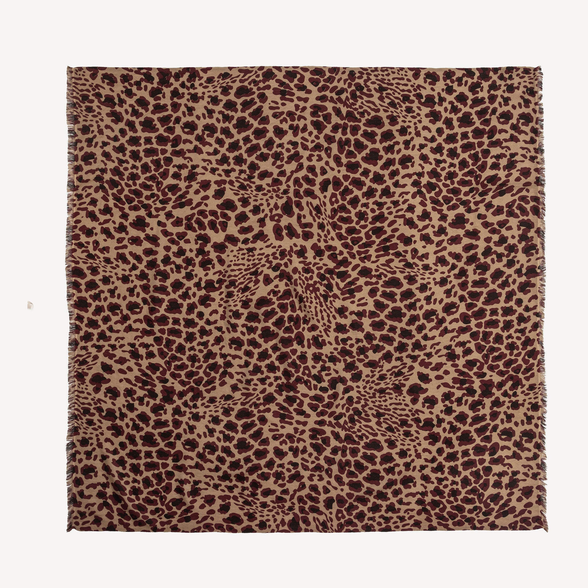 Tuch Bordeaux Leopard