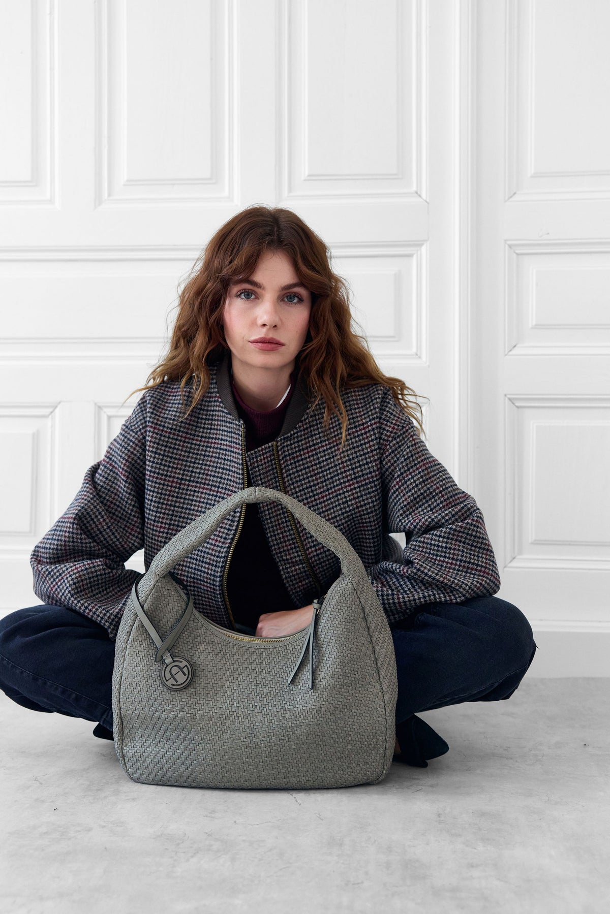 Hobo bag grey