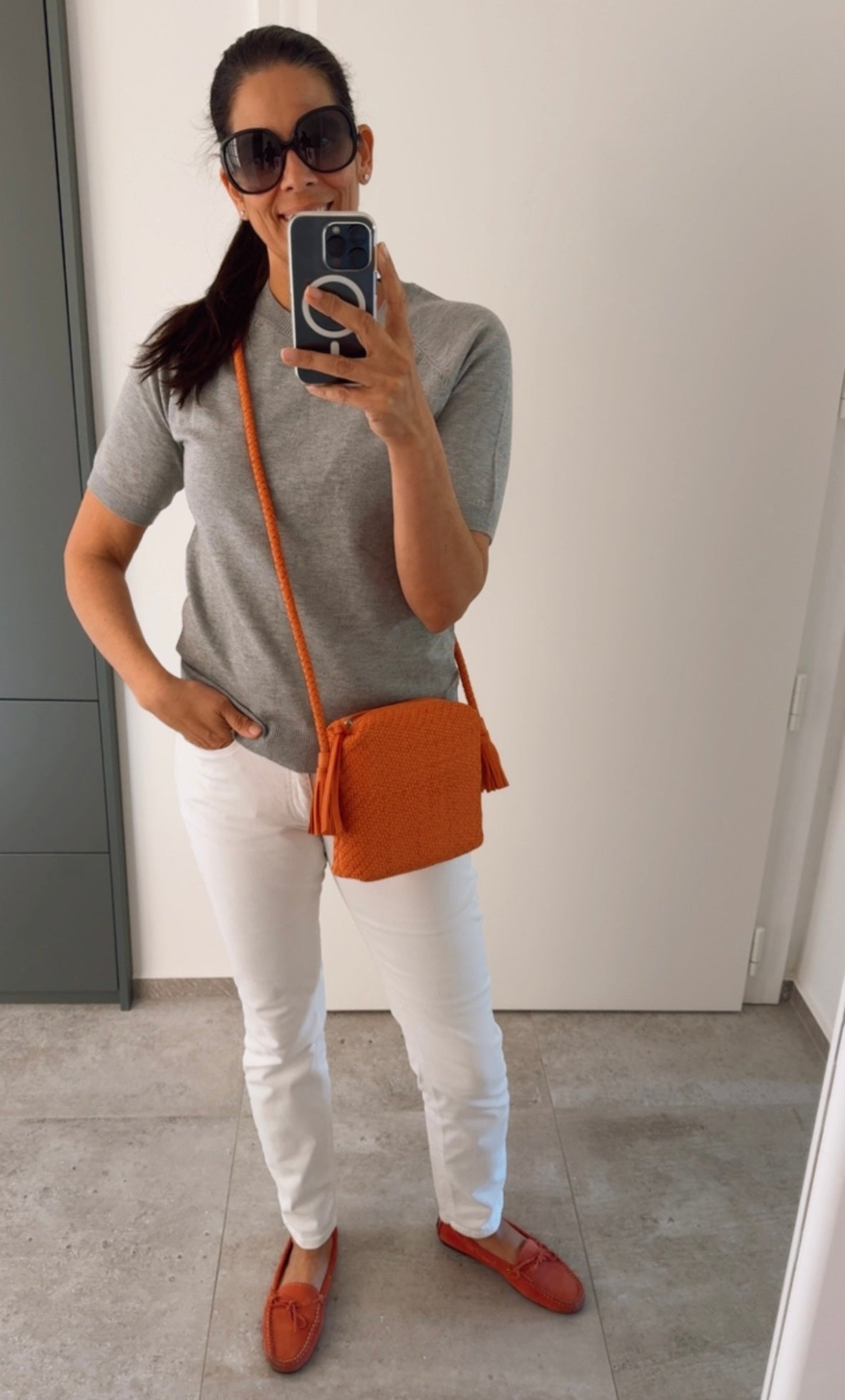Square Bag orange