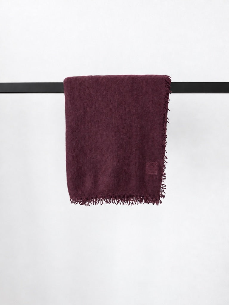 Cashmere Schal bordeaux
