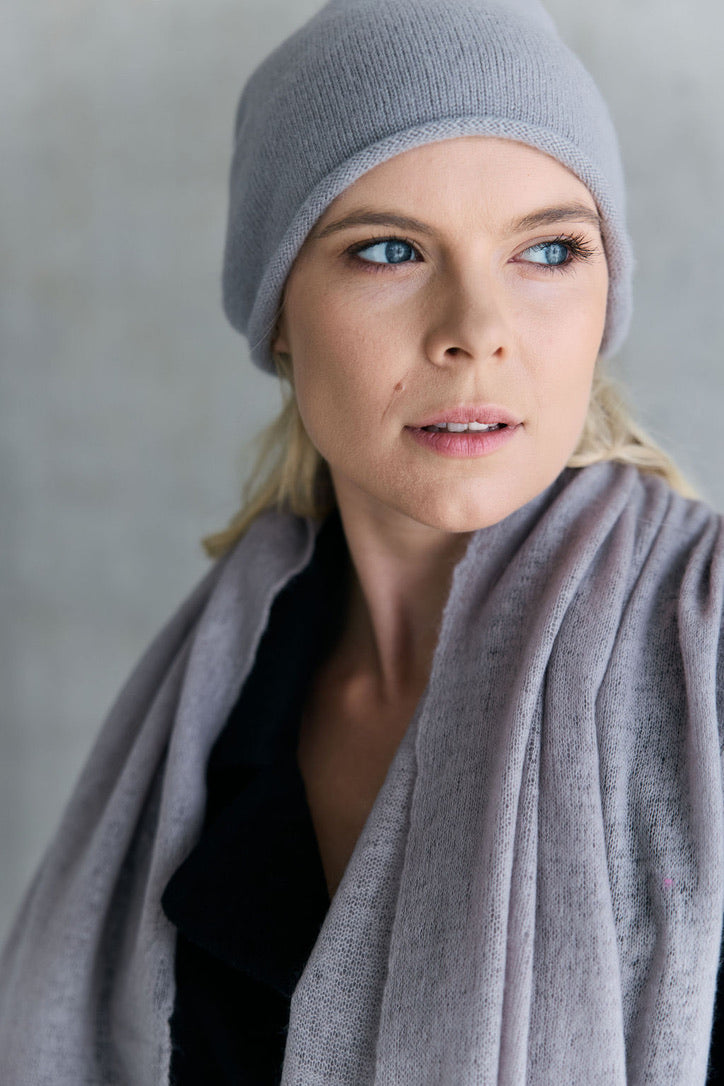 Cashmere Schal taupe