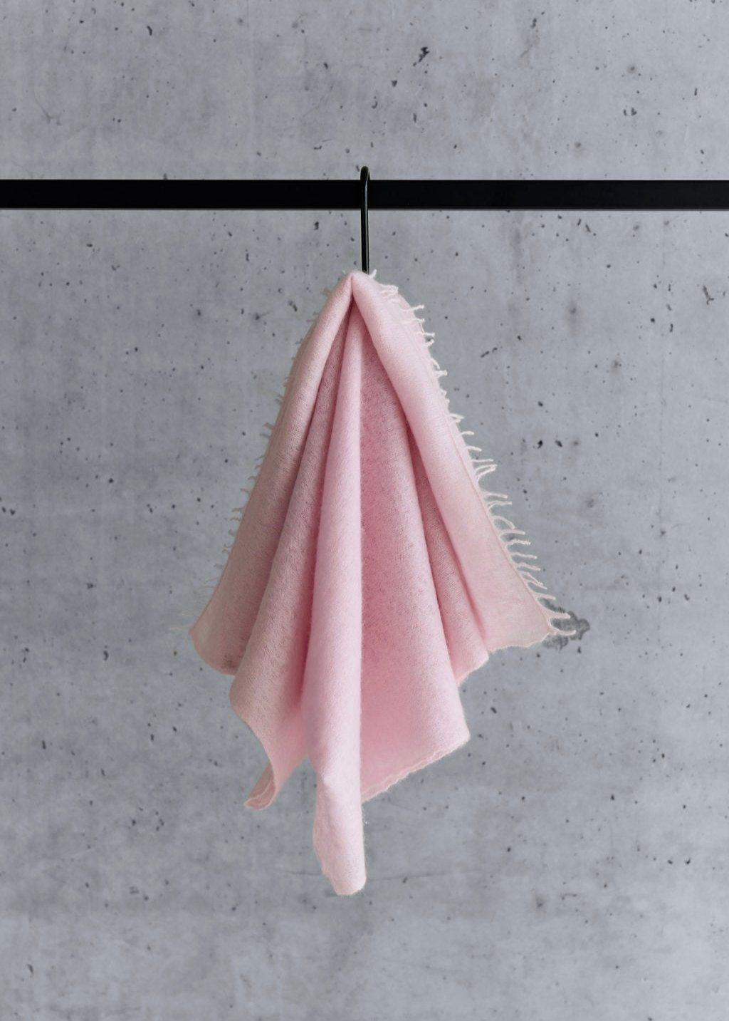 Felted cashmere scarf