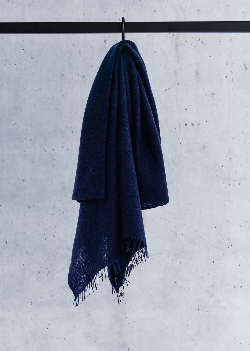 Cashmere Schal dunkelblau
