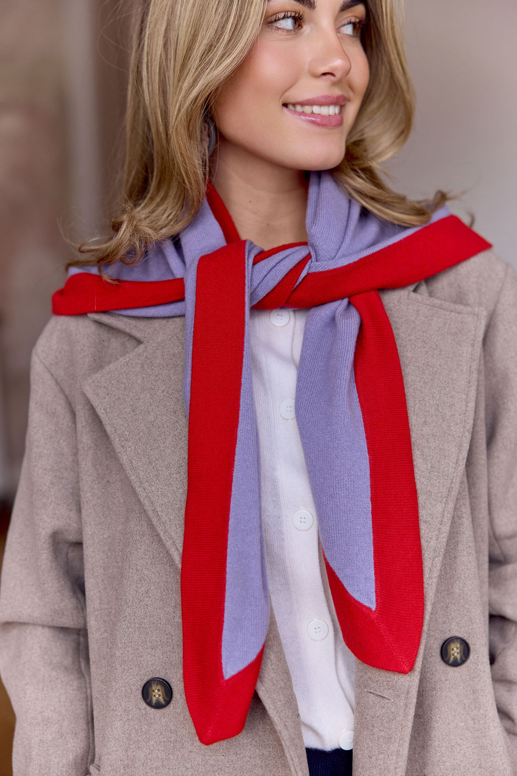 Triangle lavendel/rot