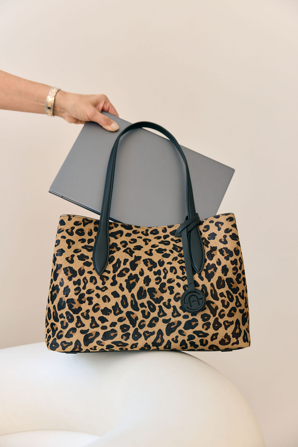 Leopard Luxe Tote – Hairon Leather Edition