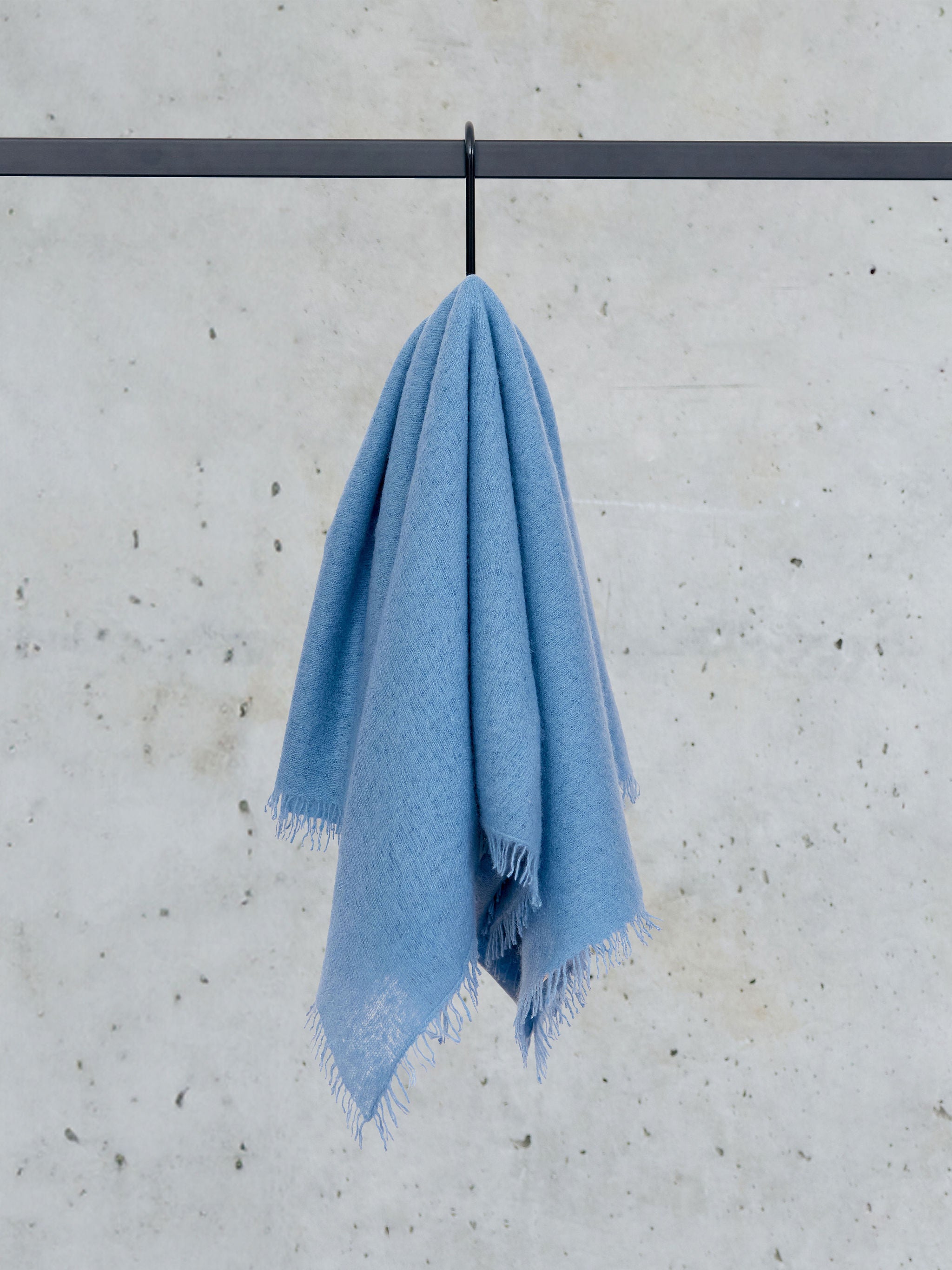 Cashmere Schal windblau